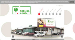 Desktop Screenshot of galerialomza.pl